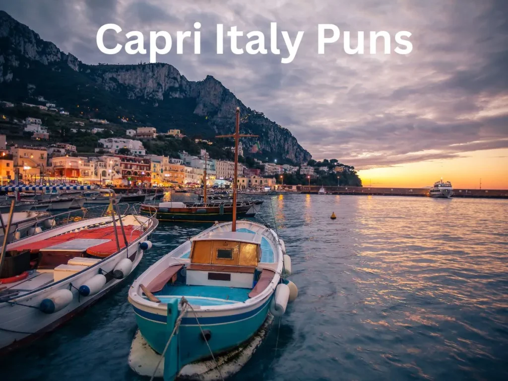 Capri Italy Puns