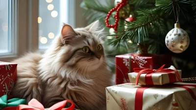 Cat Christmas Puns