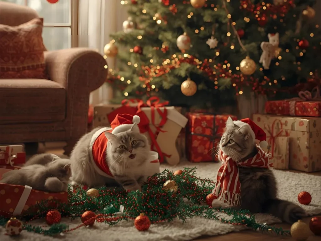 Cat Puns Christmas