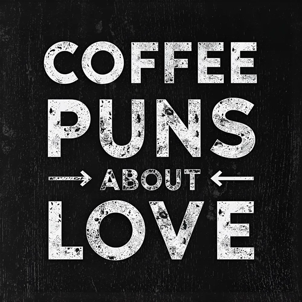 Coffee Puns About Love