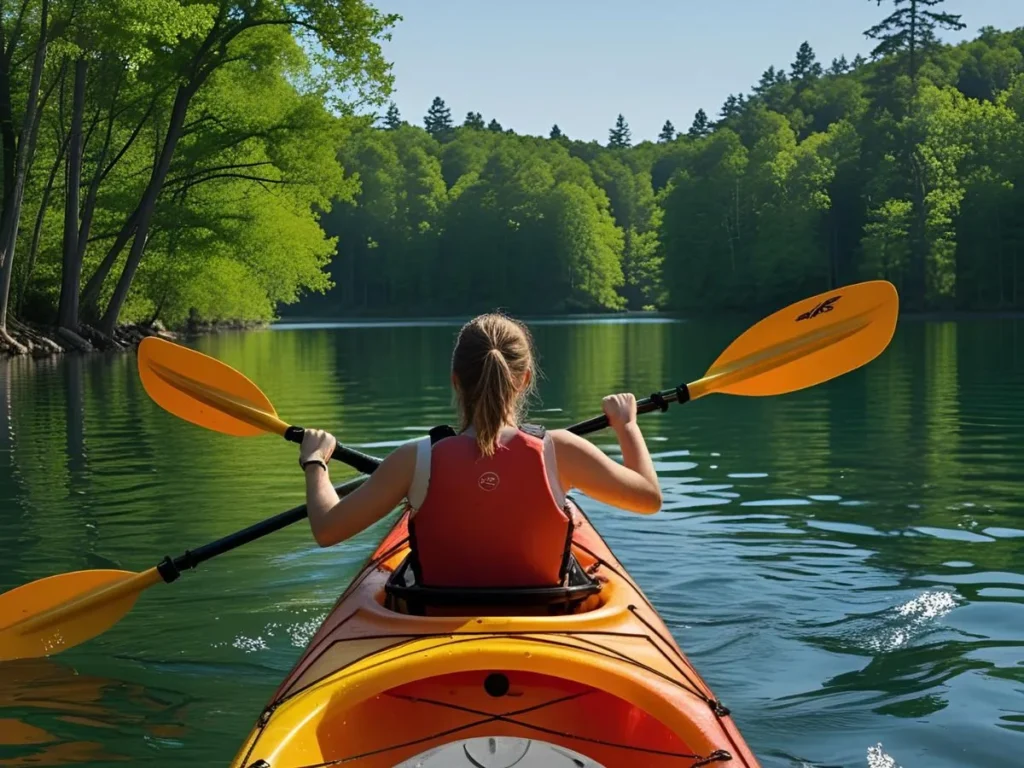 First Time Kayaking Captions