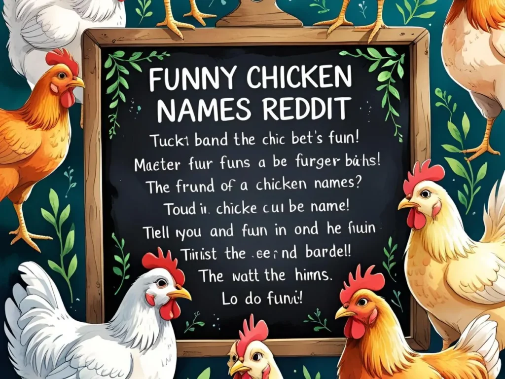 Funny Chicken Names Reddit