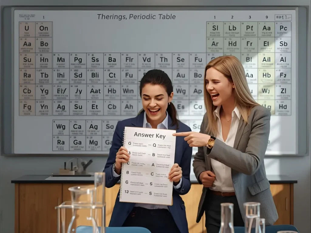Periodic Table Puns 2 Answer Key