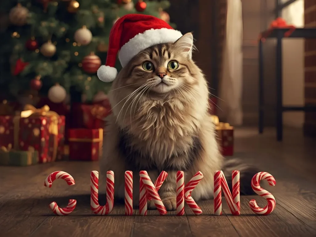 Xmas Cat Puns