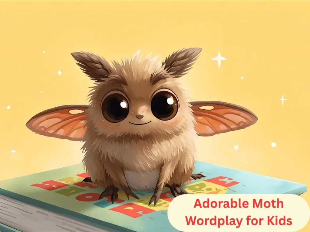 Adorable Moth Wordplay for Kids