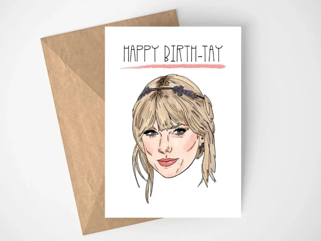 Birthday Card Taylor Swift Puns
