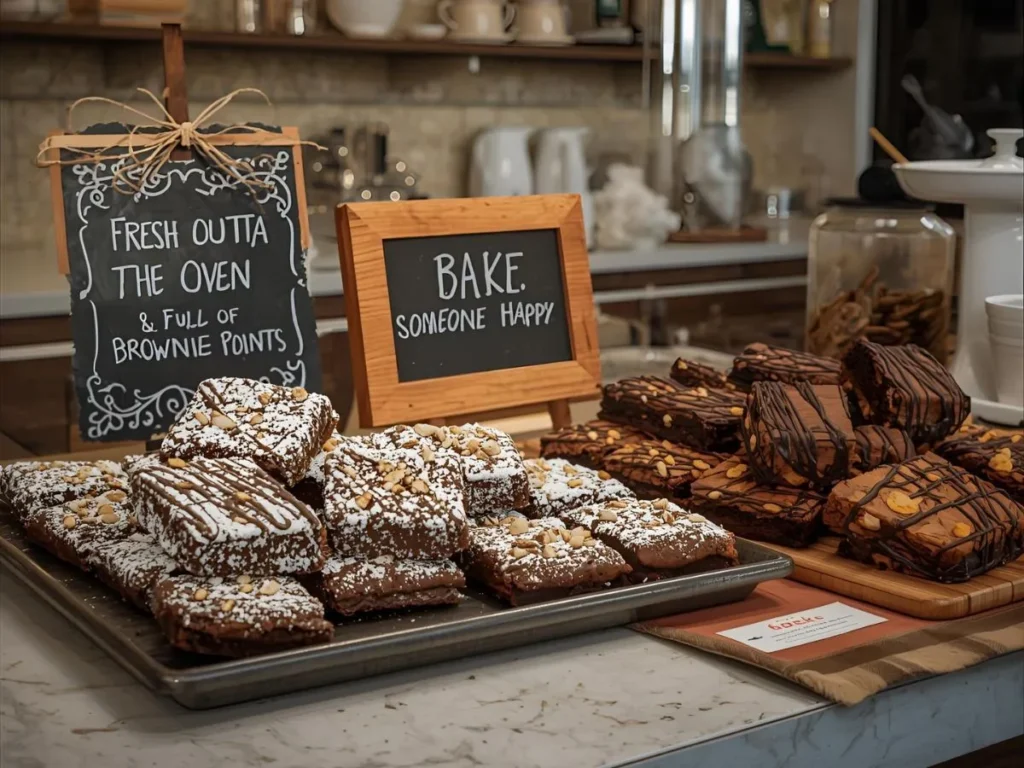 Brownie Puns for Cafes & Bakeries