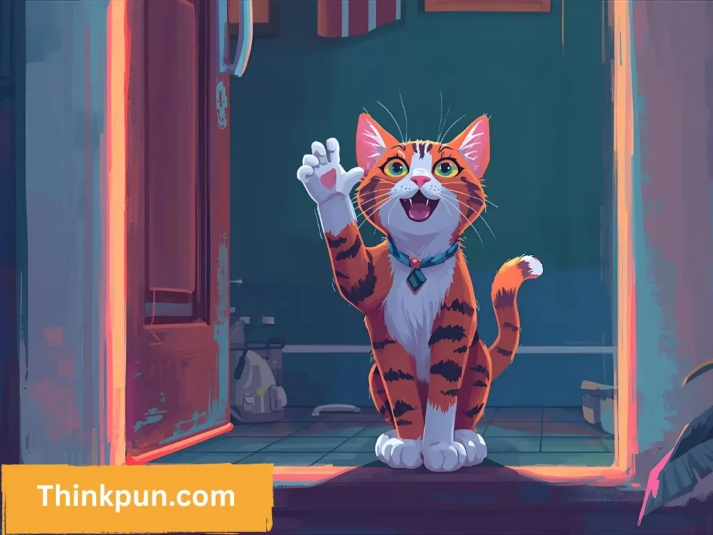 Cat Goodbye Puns