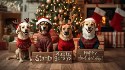 Christmas Dog Puns