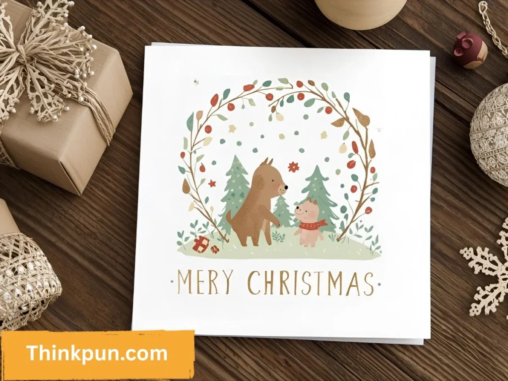 Cute Christmas Card Puns