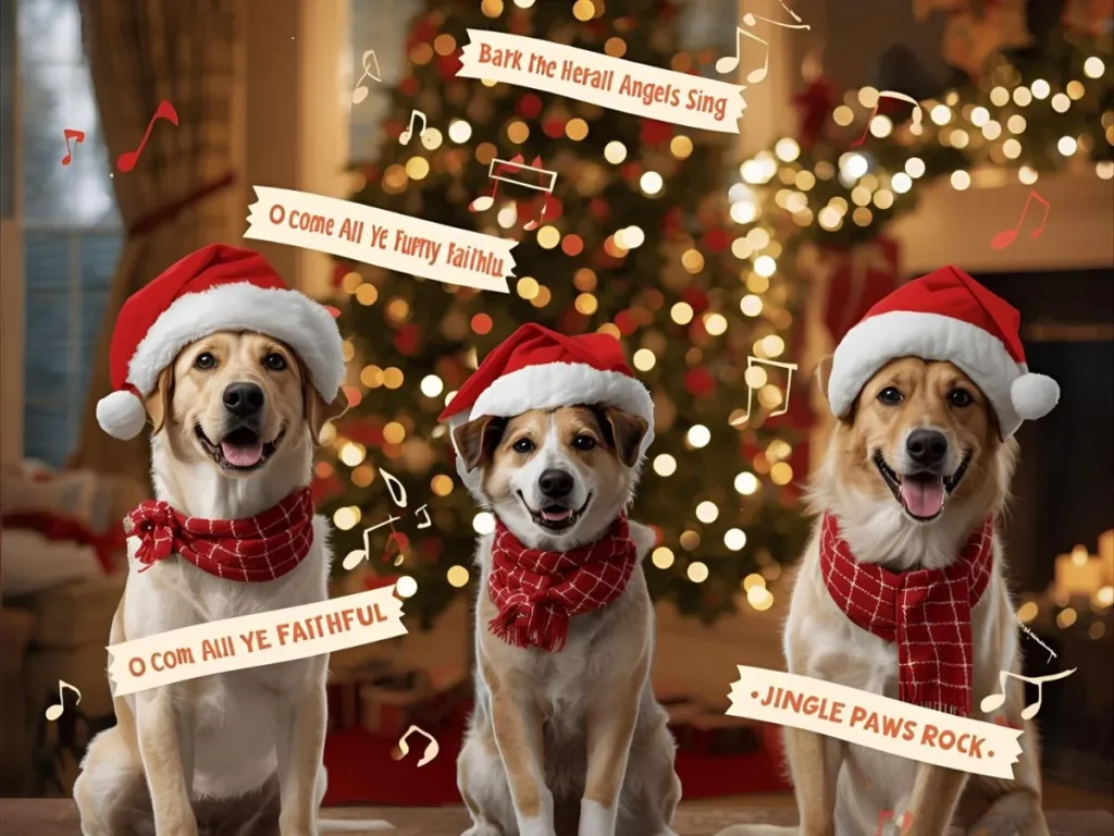 Dog-Themed Christmas Song Puns