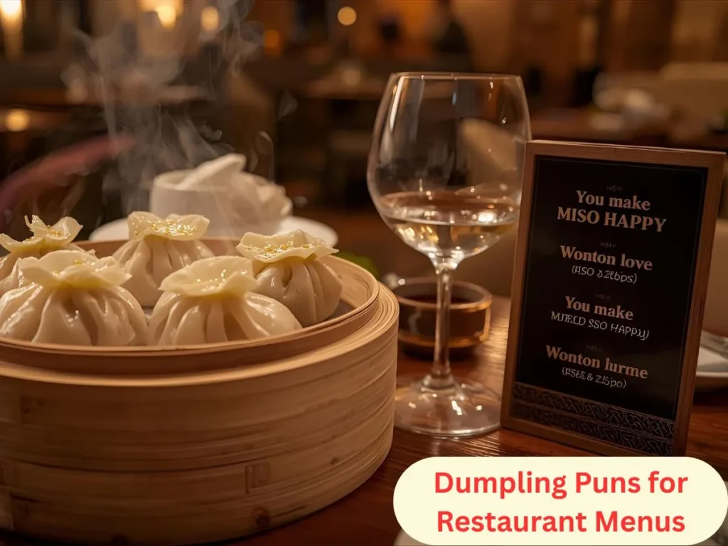 Dumpling Puns for Restaurant Menus
