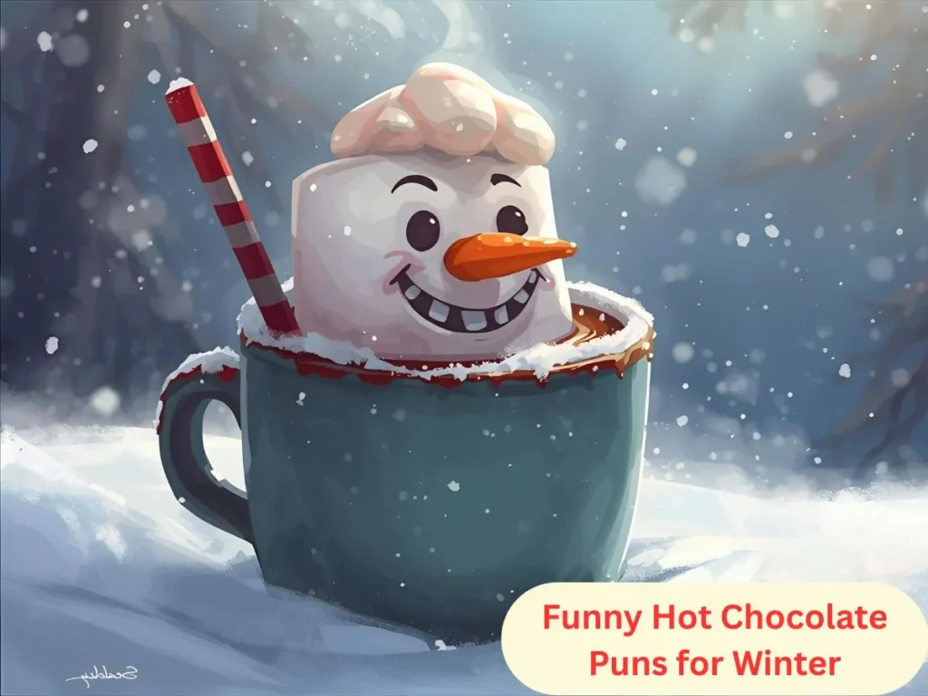 Funny Hot Chocolate Puns for Winter