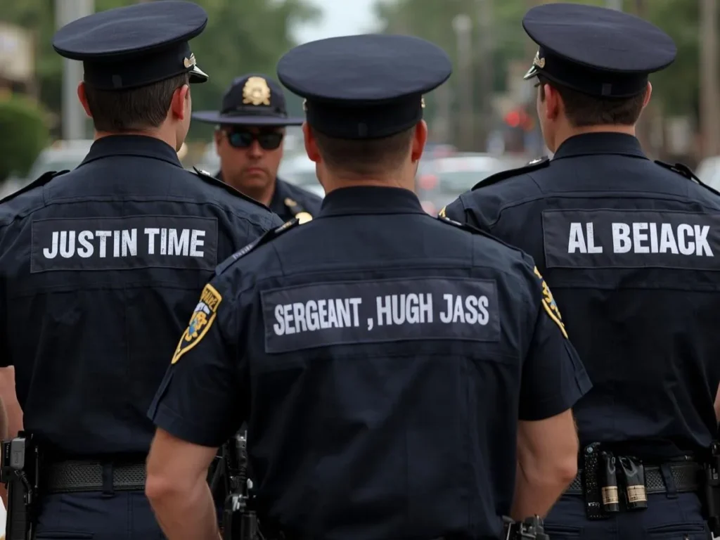 Funny Police Names Puns