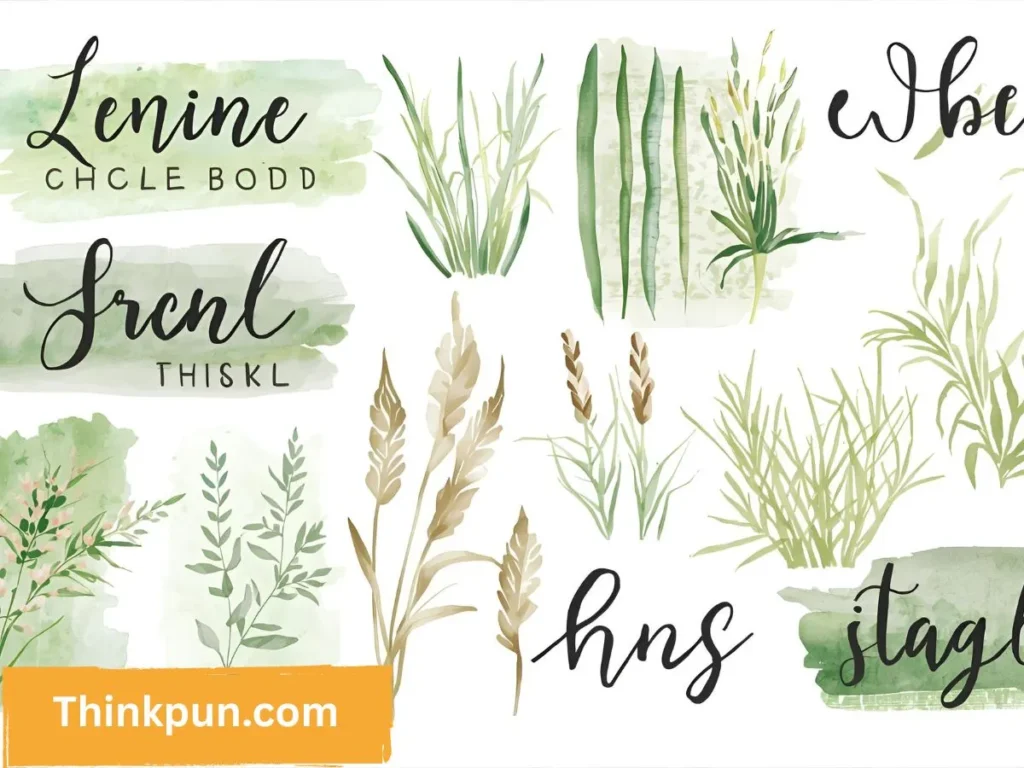 Grass Pun Names
