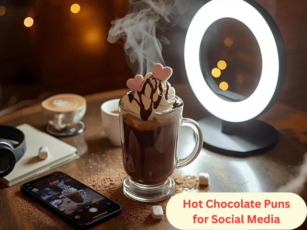 Hot Chocolate Puns for Social Media Reels