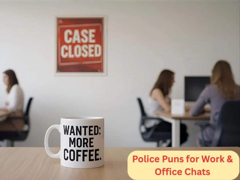 Police Puns for Work & Office Chats