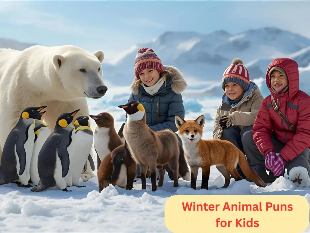 Winter Animal Puns for Kids