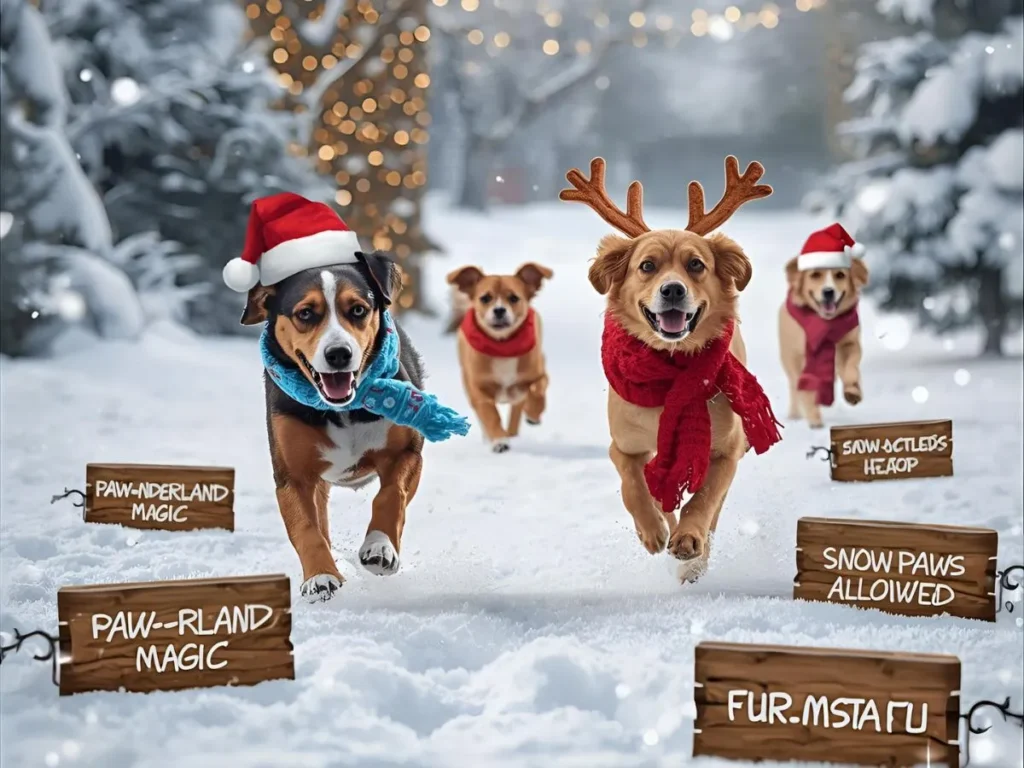 Winter Wonderland Dog Puns