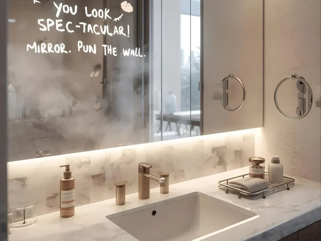 Bathroom Mirror Puns 2025