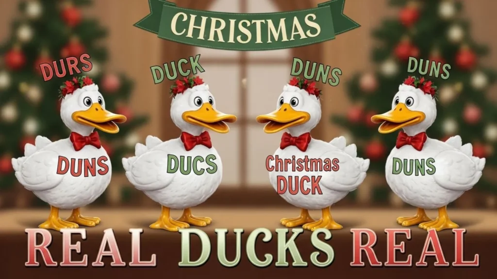Christmas Duck Puns 