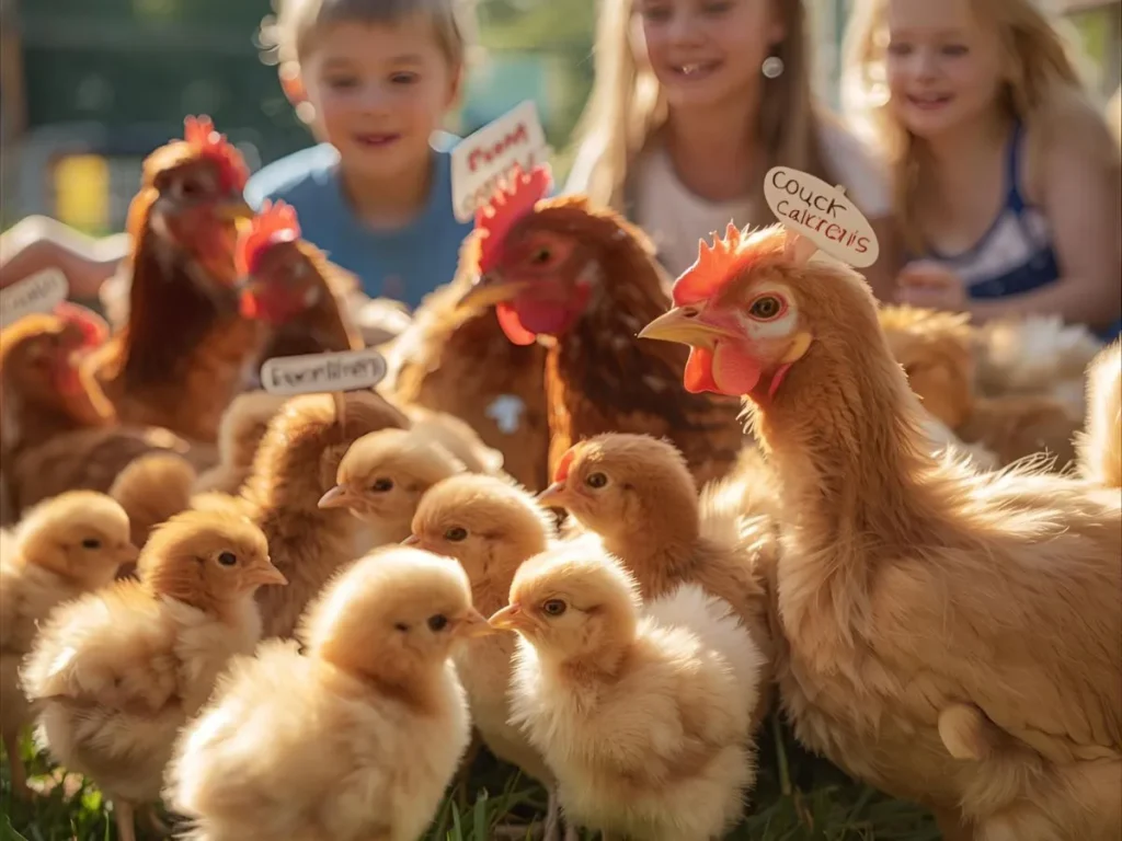 Cute Chicken Name Puns for Kids