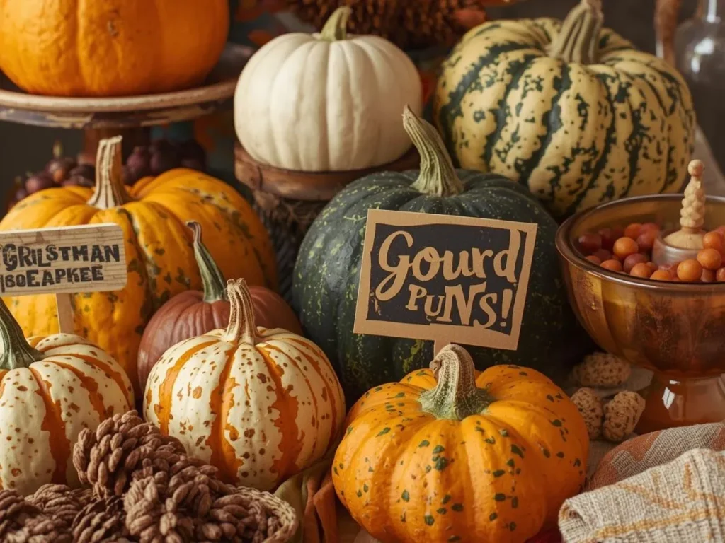 Food & Fall Themed Gourd Puns