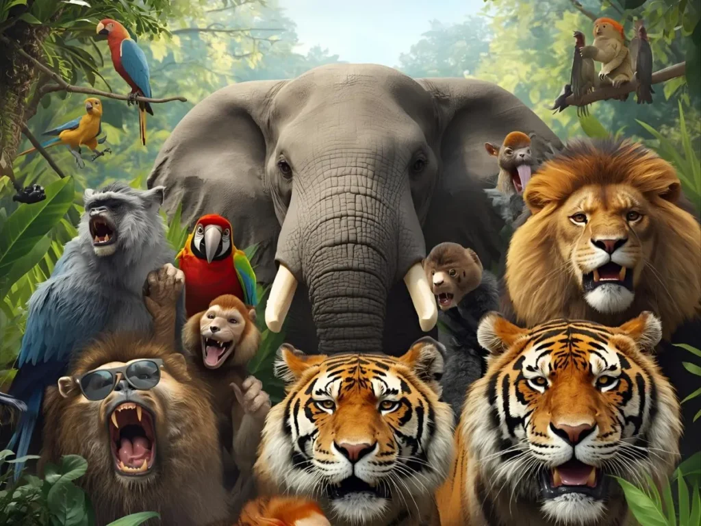 Funny Jungle Animal Puns