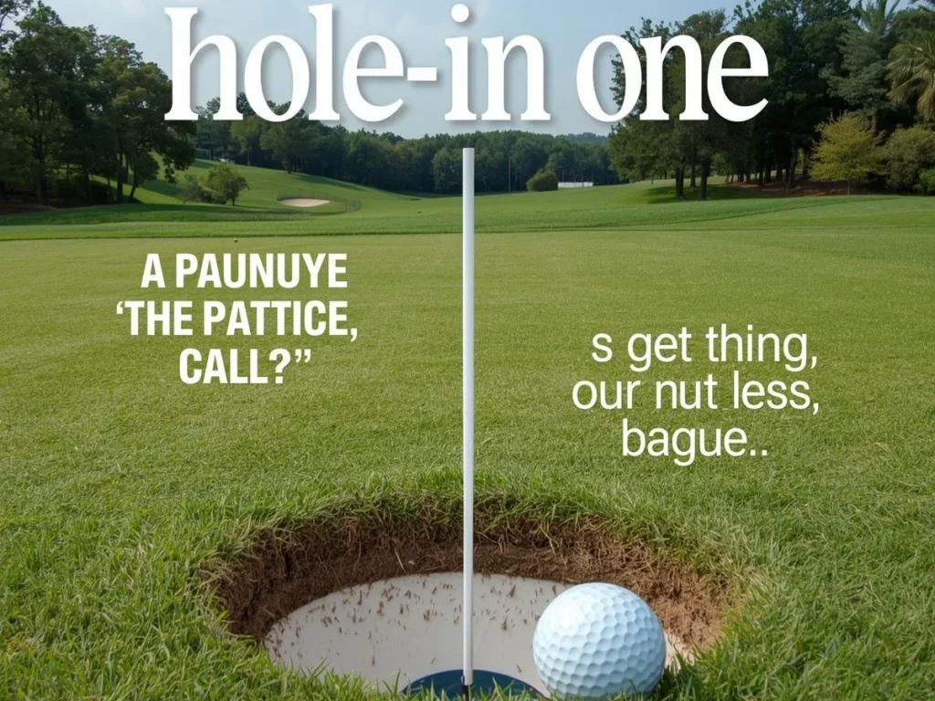 Hole In One Humor