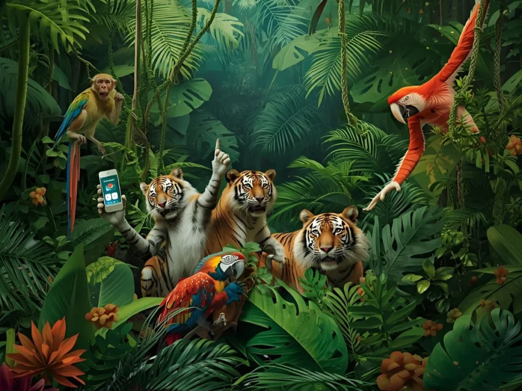 Jungle Puns for Social Media Trends