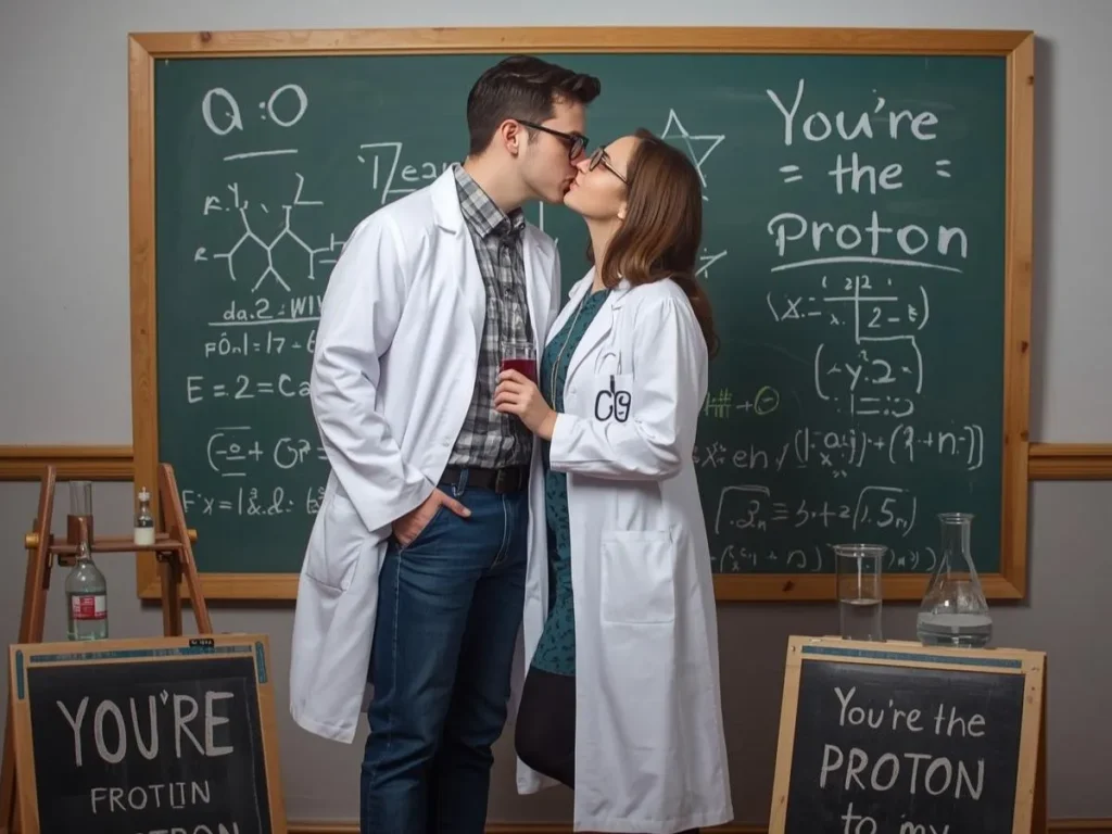 Nerdy & Science Style Romantic Puns