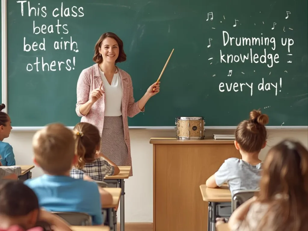 Punny Drum Puns for Teachers