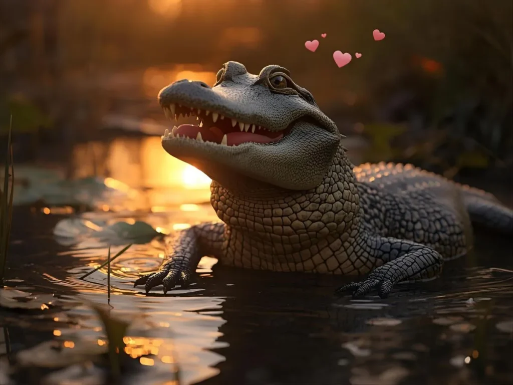 Punny Gator Love Lines