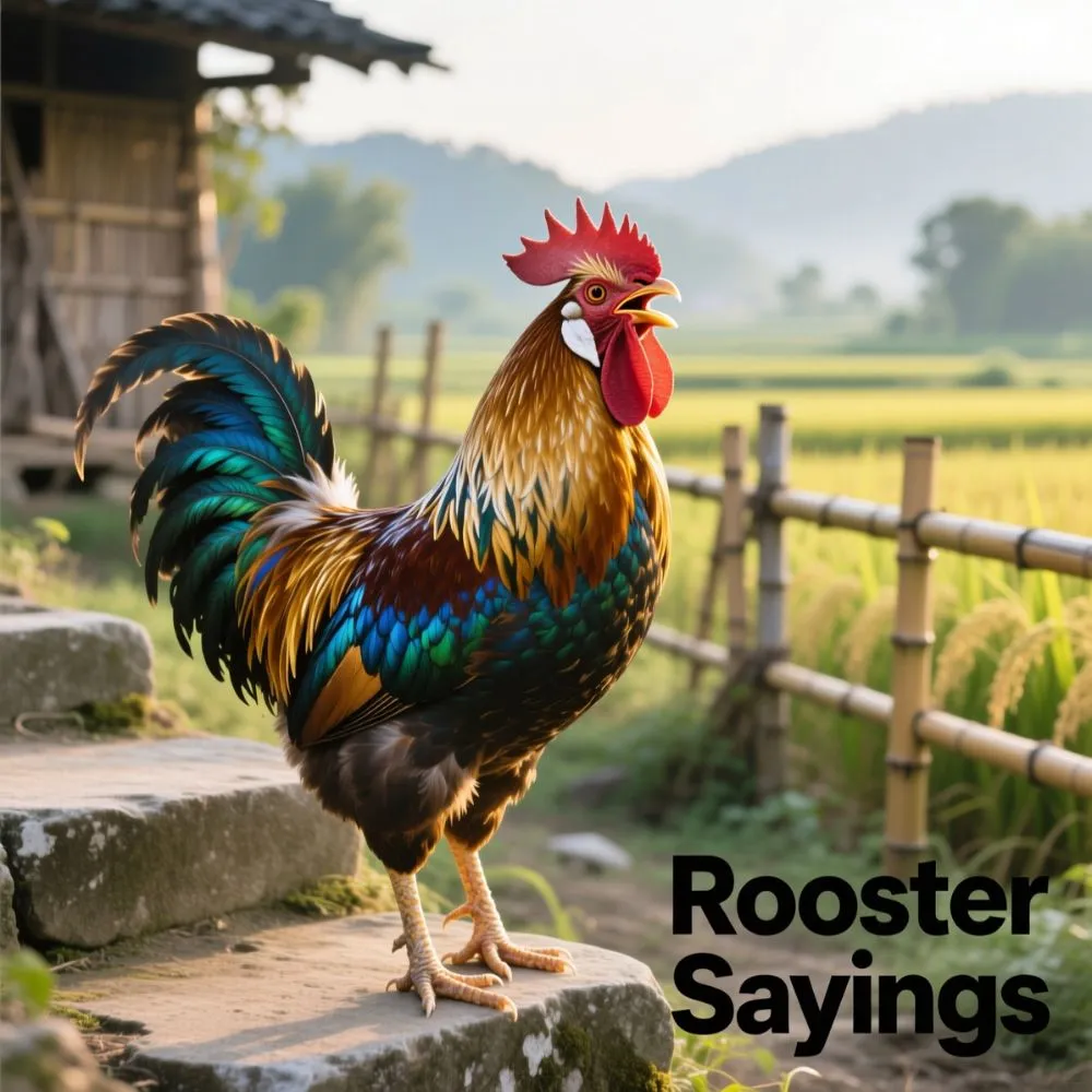  Rooster Sayings