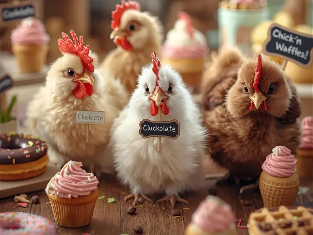 Sweet and Foodie Chicken Name Puns