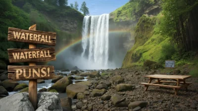 Waterfall Puns 