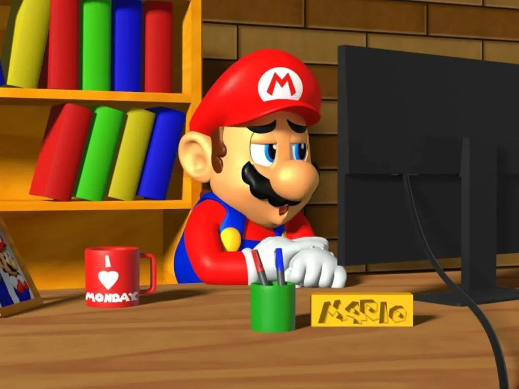 Work and Study Mario Puns