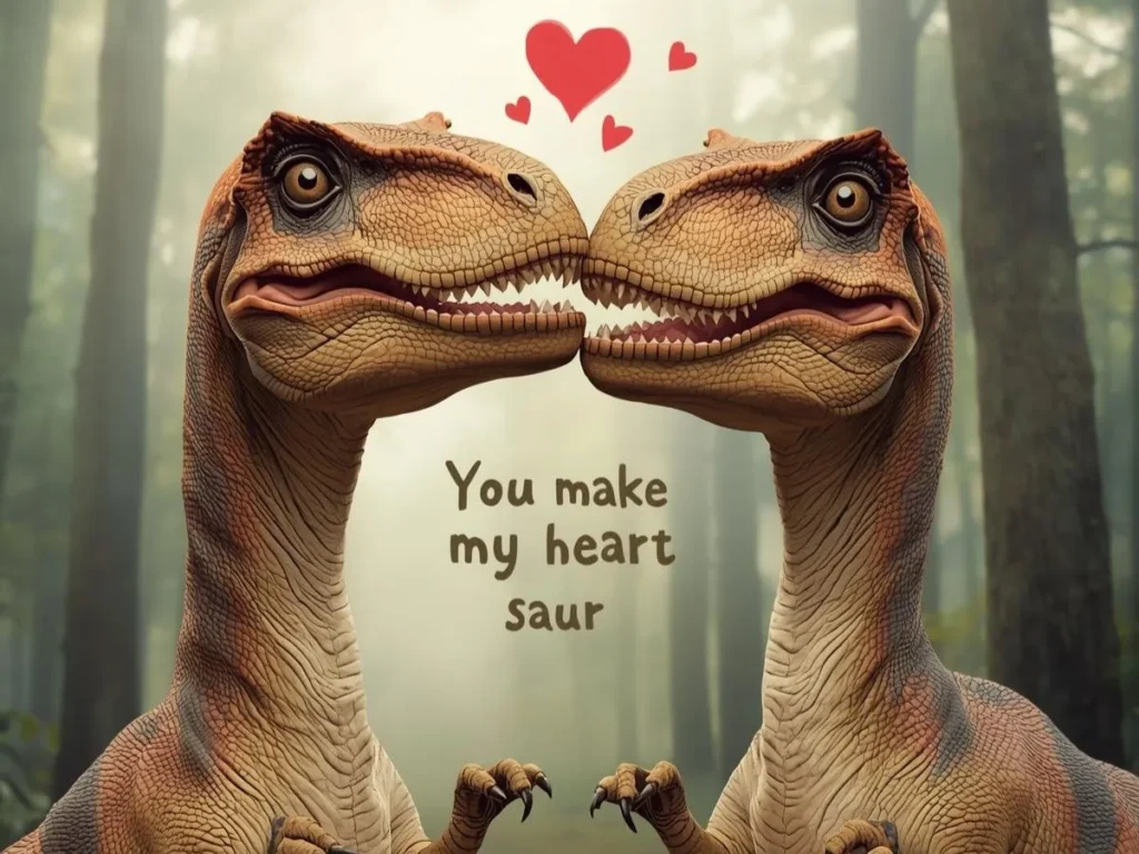 Classic Dino Love Puns