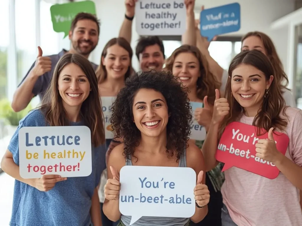 Supportive Encouragement and Health-Focused Puns