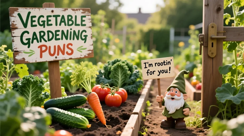 Vegetable Gardening Puns