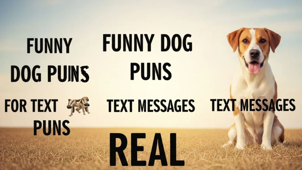 Funny Dog Puns for Text Messages