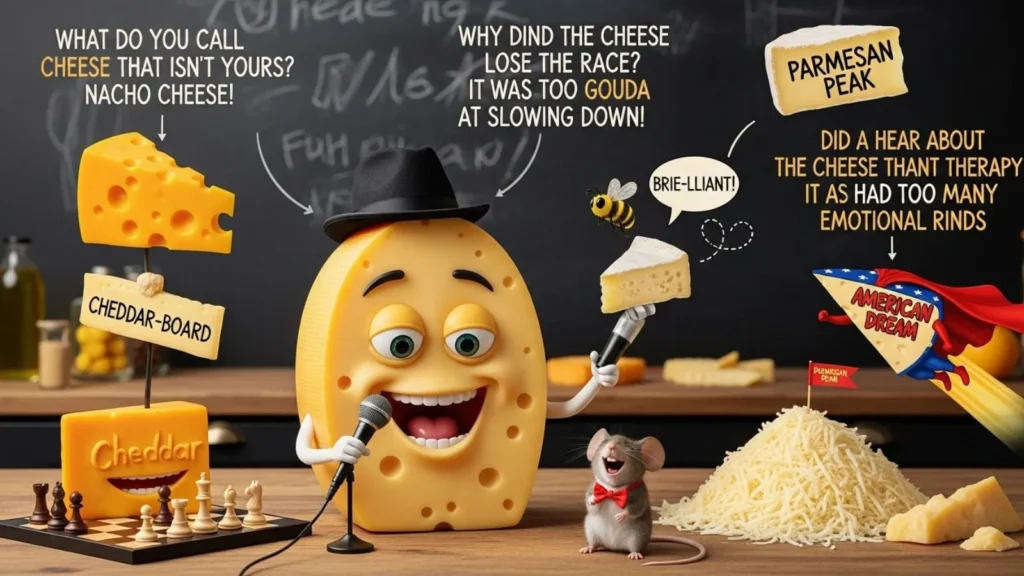Hilarious Cheese Puns for Jokes
