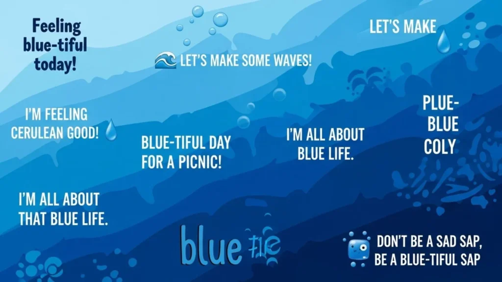 Short Blue Puns for Social Media
