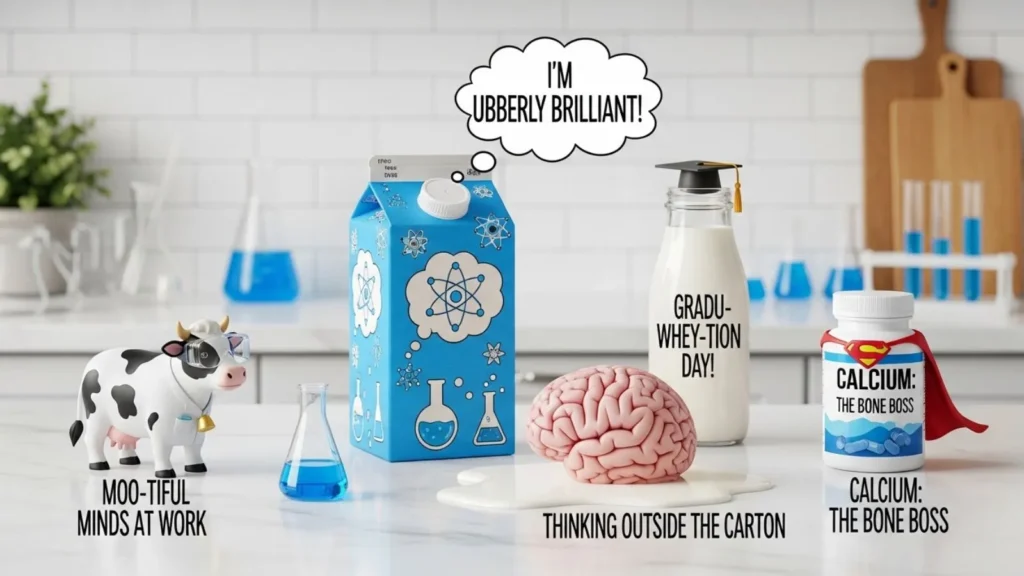 Clever Milk Science & Nutrition Puns