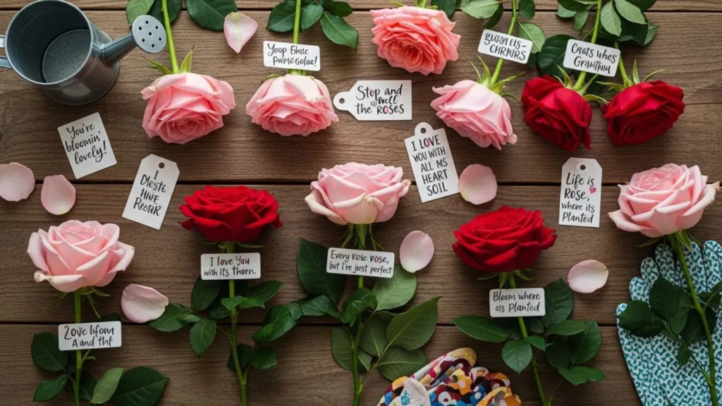 Cute Rose Puns for Social Media