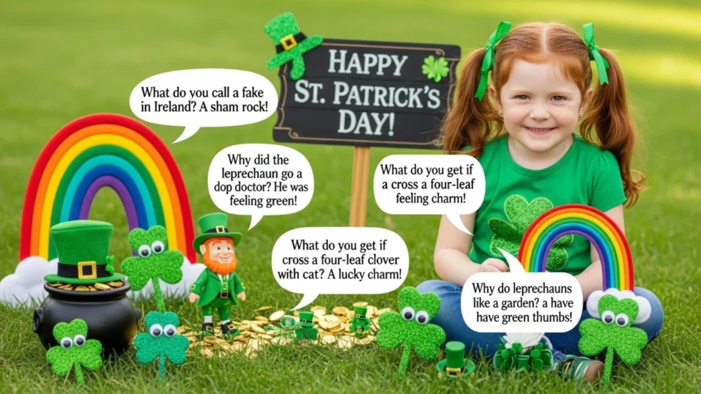 Cute St Patrick’s Day Puns for Kids