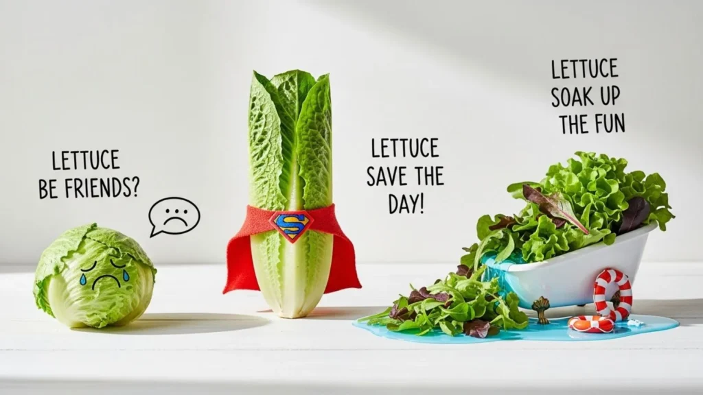  Funny Lettuce Puns for Captions & Comments