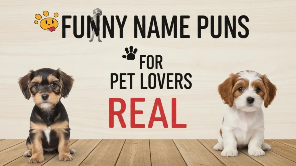 Funny Name Puns for Pet Lovers