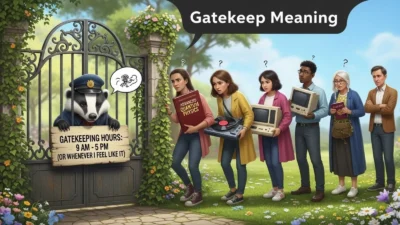 Gatekeep Meaning
