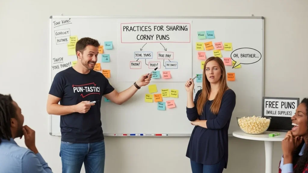 Practices for Sharing Corny Puns